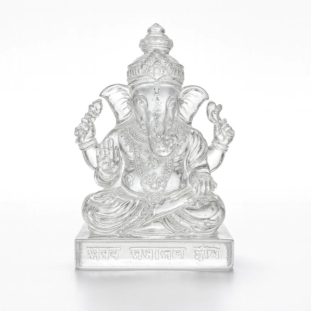 Ganeśa Głowa Słonia Hinduizm Bóg Posąg Potężny Amulet Sukcesu Talizmany Biżuteria Vintage Bogaty Ochrona Zdrowia Szczęśliwe Pieniądze Bogaty