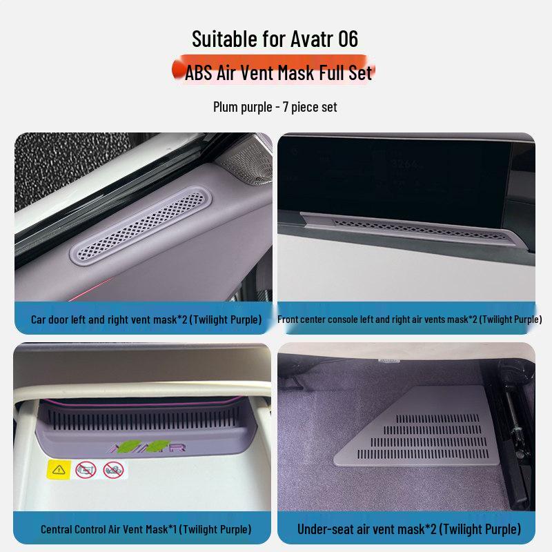 Shunyi ABS Anti-dust Under-seat Air Conditioner Vent Cover