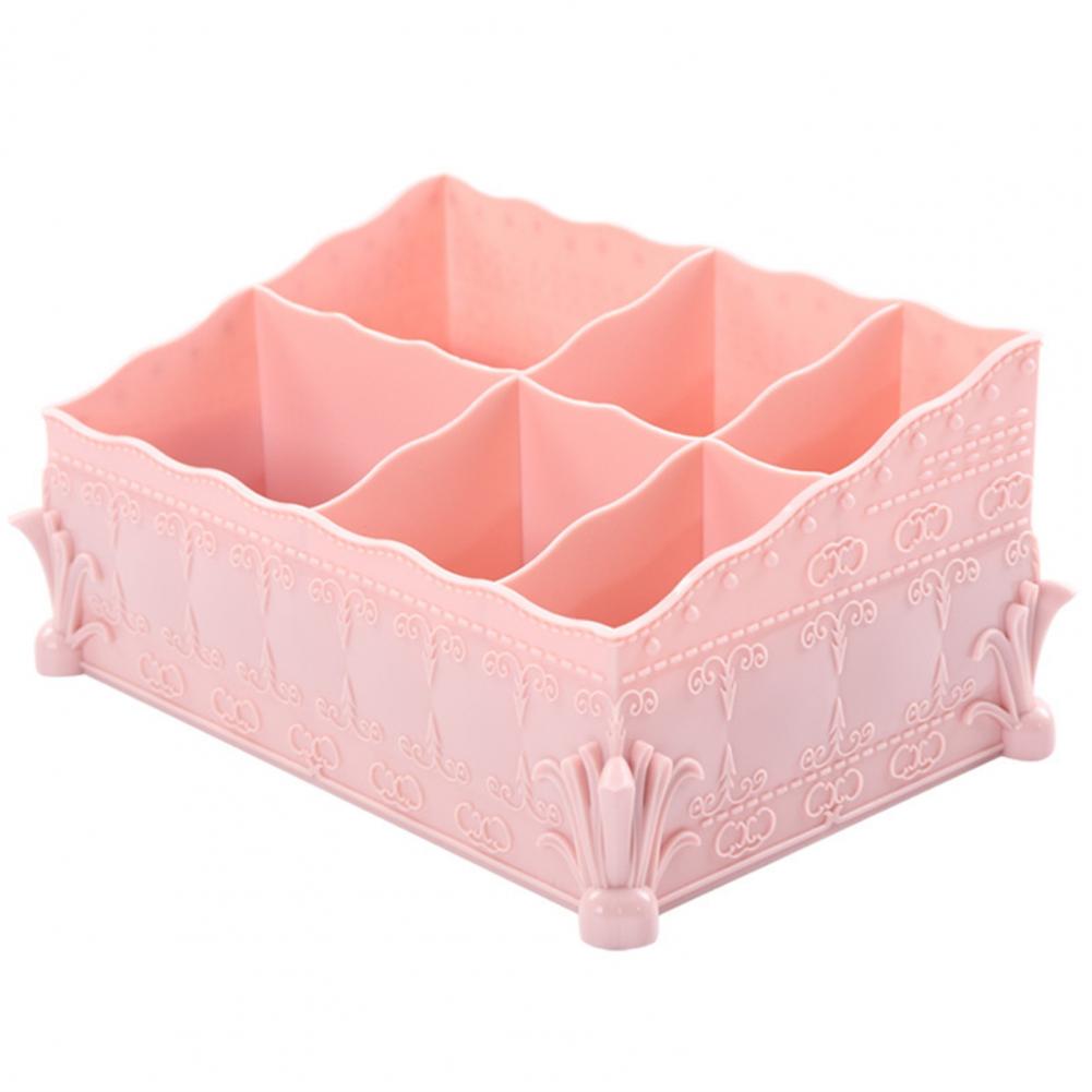 Kosmetik-Aufbewahrungsbox, hochbeständiges ABS, mehrere Gitter, Behälter für Make-up-Pinsel, Stiftkorb, Aufbewahrungsbox für Kleinigkeiten auf dem Schreibtisch