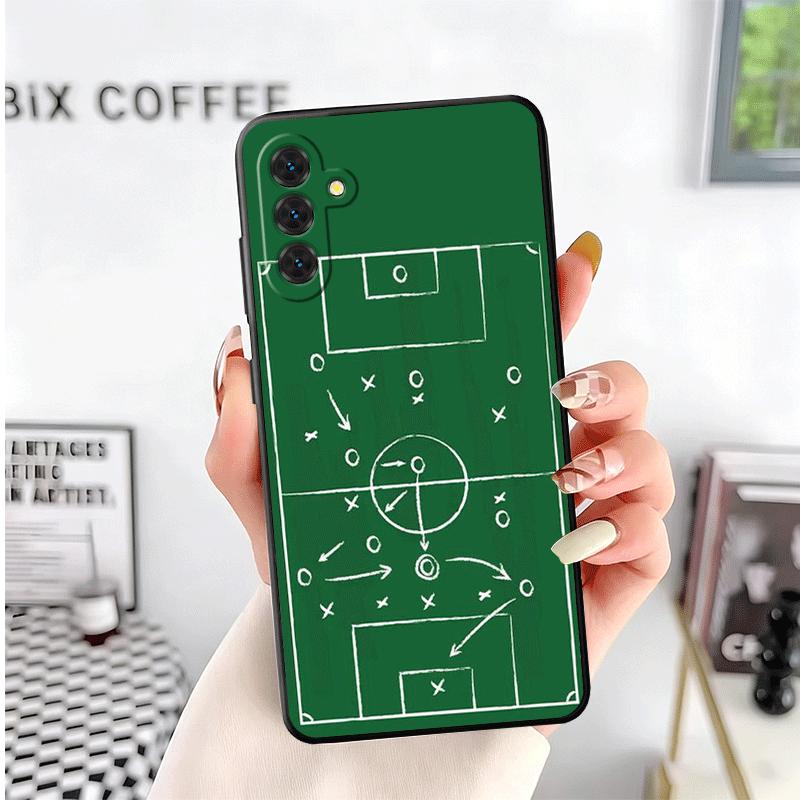Football Soccer Tactics Time Soft Phone Case for Samsung A17 A37 A57 A16 A26 A36 A56 A15 A25 A35 A55 A14 A24 A34 A54 A13 A23 A33