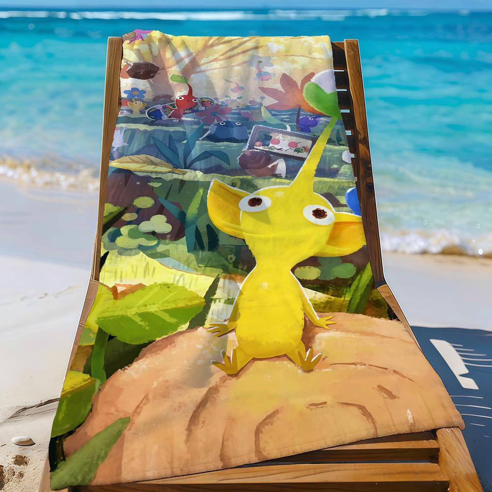 Game P-pik-min-S Towel Sports Quick Dry Travel Camping Gear Sandproof Soft Light Large Beach Towel