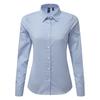 Premier Womens/Ladies Maxton Checked Long-Sleeved Shirt