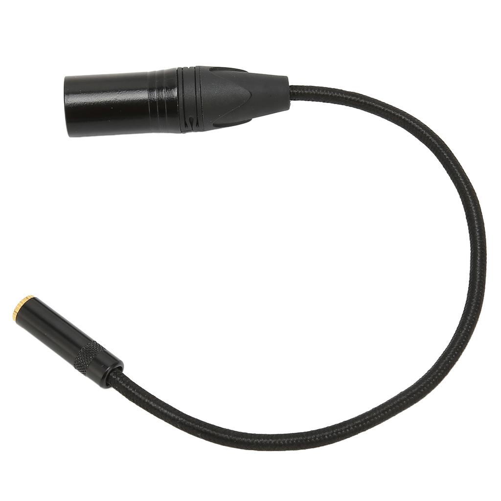 XLR Male to 3.5mm Female Calbe 0.3m 0.98ft XLR Connector Converter for Amplifiers Mixers