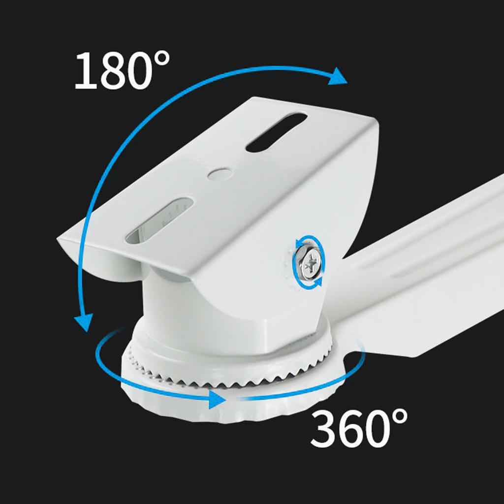 For CCTV Camera Pole Clamp Mount Bracket 360 Degree Rotation Security Camera Holder Stand