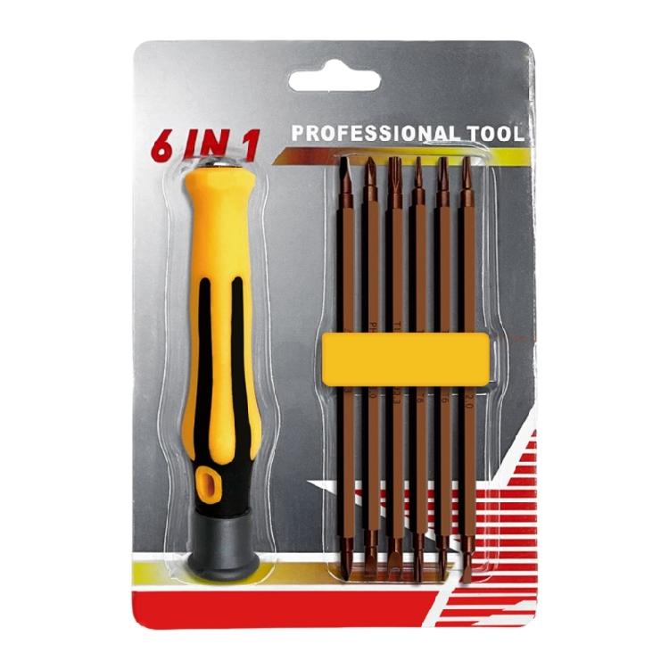 Premium Steel 6Piece Screwdriver Magnetic Feature for Convenient Use Ergonomic Handle Suitable for Multiple Application