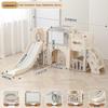 Kids' Indoor Slide & Swing Climbing Toy Set for Ages 1-7