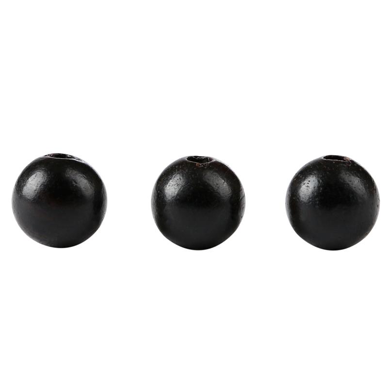 Ebony Buddha Beads: DIY Vajra Star Moon Bodhi Bracelet with 18 Loose Seeds