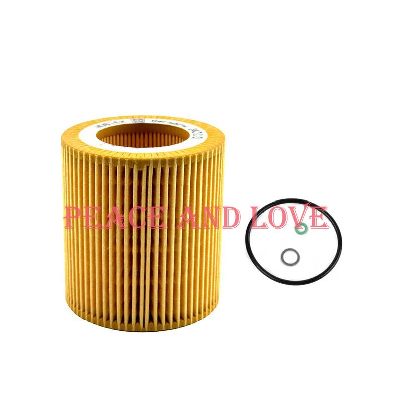 4PCS Engine Oil Filter 11427566327  for BMW 328i 335i 335xi 528i 535i 740i Z4 X3 X5