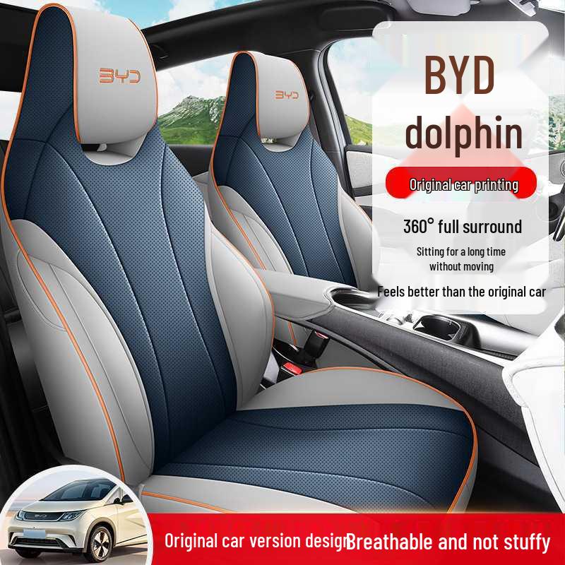 2025 Model Vitality Edition Dolphin 420km Full Coverage Car Seat Cover - All-Season, Custom Fit.