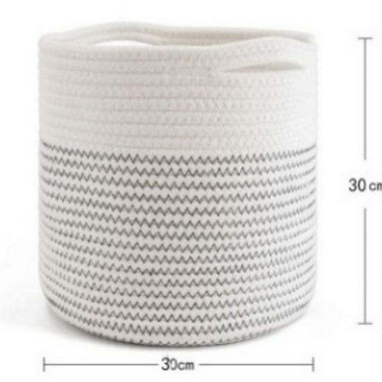 Woven Round Basket: Flower Pot, Storage, Home Decor, Laundry