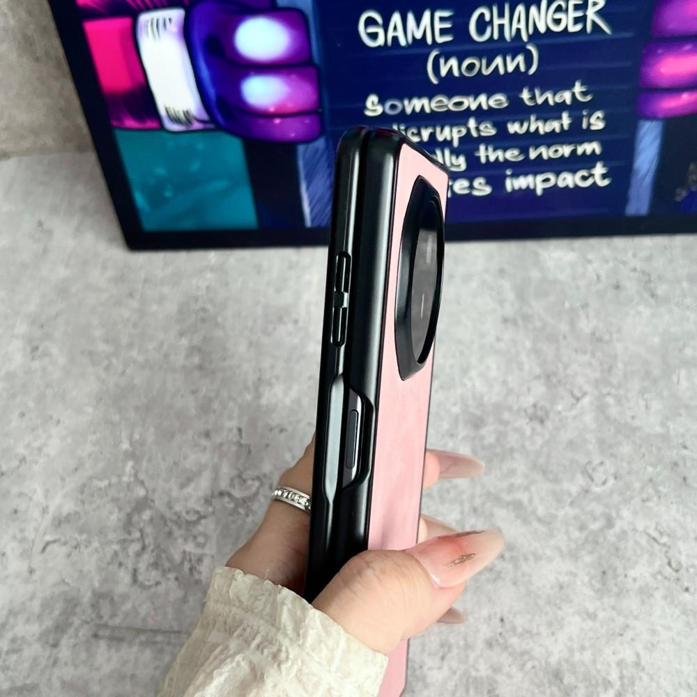 For Huawei Honor Magic V5 Case Luxury PU Leather Magnetic MagSafe Film Protective Back Cover Case For Honor Magic V5 V3 Shell