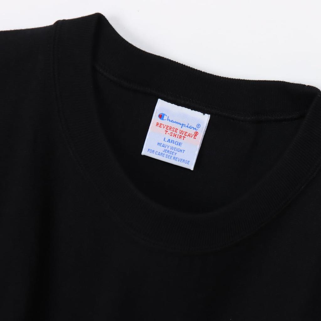 Champion Short Sleeve Crew Cotton USA Reverse Garment Short Sleeve Pocket Size Small T-Shirt, Neck, 100% 9.4oz Weave® Wash, T-Shirt, C3-Z319Z, Men's,