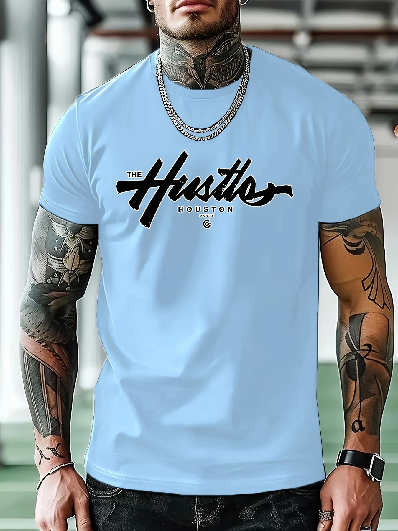 

Comfortable Summer T-shirt - The Hustle Houston Graphic XXL