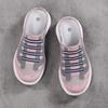 Women's Sandals Backless Walking Sneakers Summer Slip-on Mule Shoes Closed Toe Slippers Plus Size