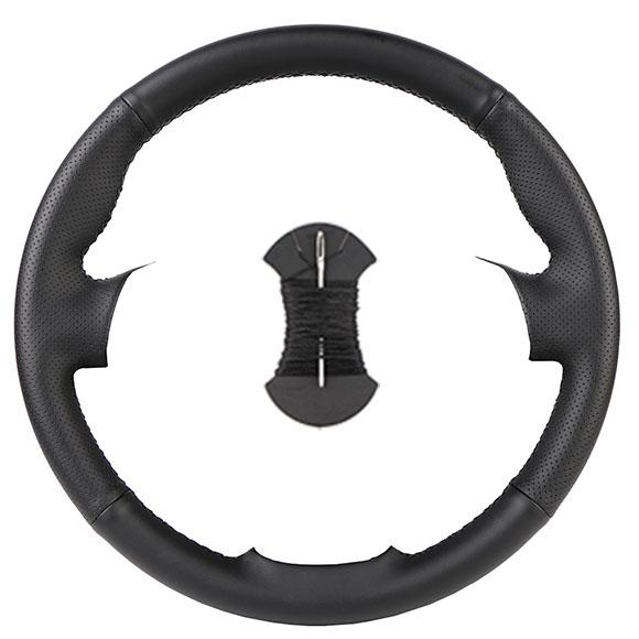 

Nappa leather Customized Car Steering Wheel Cover For Mercedes Benz A-Class W169 2004-2012 Car Accessories Black Wear Resistant