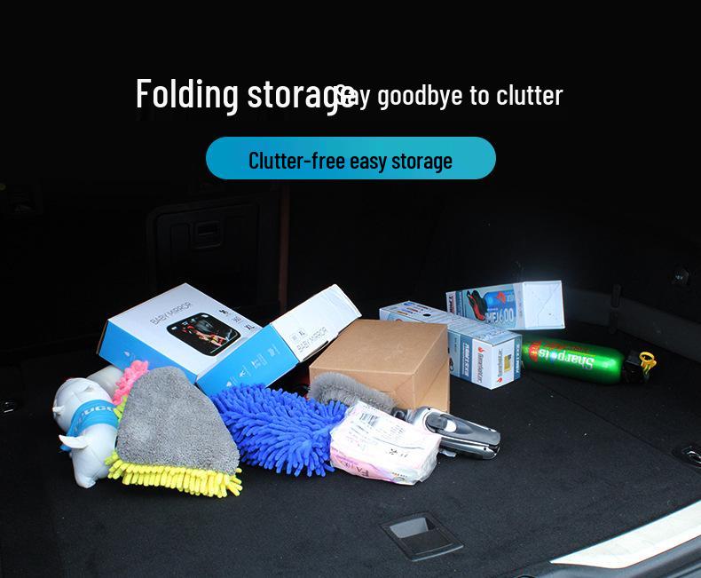 Organizador Plegable de Tela Oxford para Maletero de Coche: Caja de Almacenamiento Engrosada para Gran Capacidad