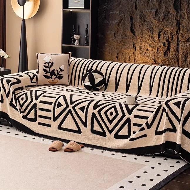 Simple Thicken Sofa Towel All Inclusive Anti-cat Scratch Furniture Protector Four Season Universal Non-slip Chair Mat Pet Pad