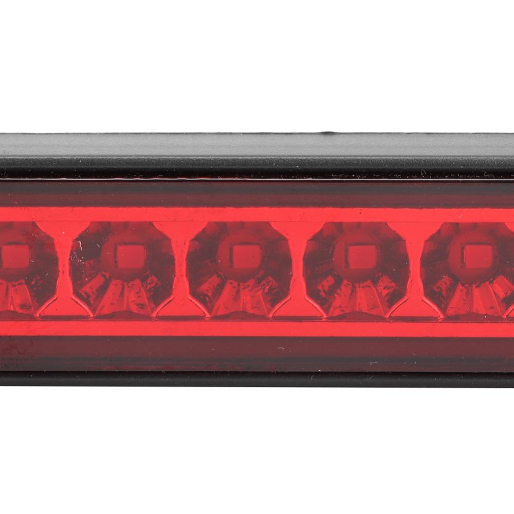 Red Lens Trailer Tail Light 15 LEDs Rear Truck Light Durable High Brake Lamp  for Trucks