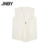 JNBY Women's Sleeveless V-Neck Cotton Blouse