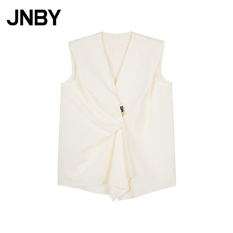 JNBY Women's Sleeveless V-Neck Cotton Blouse