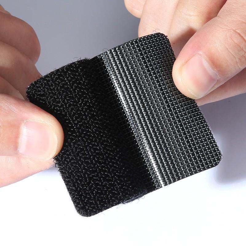 Non-Slip Self-Adhesive Velcro Carpet Bed Sheet Fastener Pads with Hook and Loop.