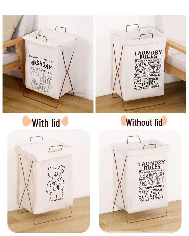 Zusammenklappbarer Wäschekorb für Studentenwohnheime - Aufbewahrungskorb für Kleidung und Unterwäsche