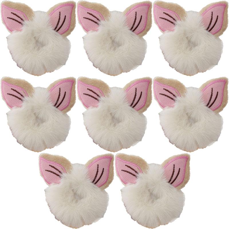 Autumn Winter Plush Cat Ear Hair Ring Female Cute High Elasticity Children Hair Rope Simple Hair Accessories