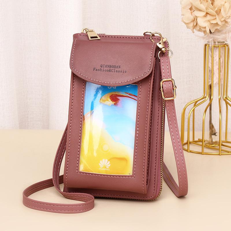 Women's Crossbody Touchscreen Phone Bag: Multifunctional Wallet & Small Shoulder Pouch