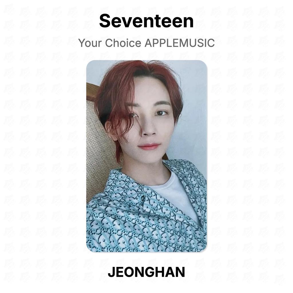 Seventeen Your Choice APPLEMUSIC Official Photocard
