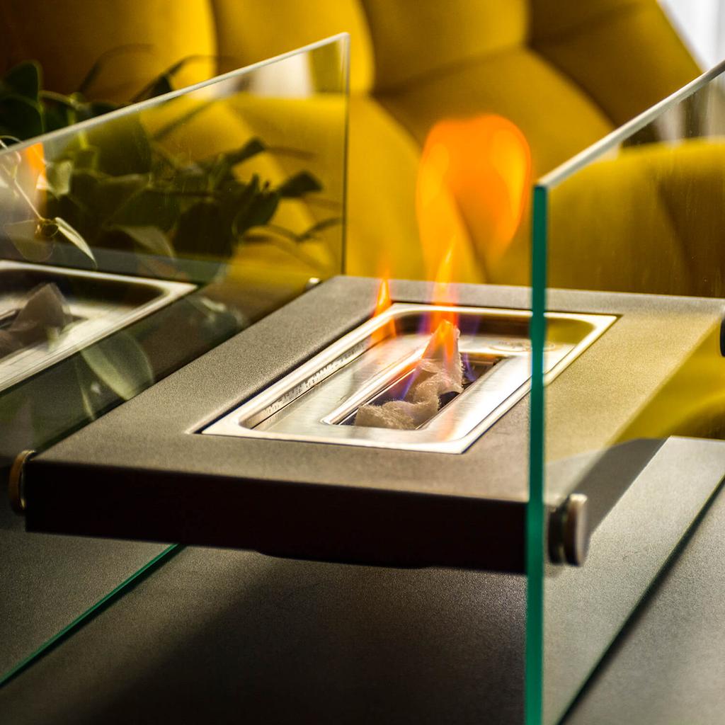 Freestanding bio fireplace fiamma gio for home garden decoration fireplace warmth