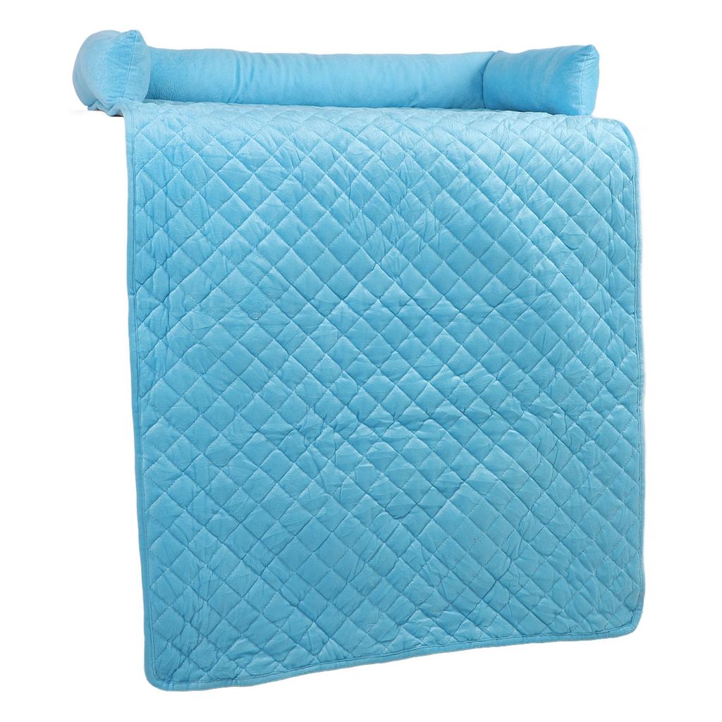 Dog Couch Bed Soft Short Plush Cotton Filling Nonslip Bottom Washable Dog Bed Sofa Protector Pet Sofa Mat for Home