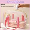 Pvc Travel Toiletry Bag With Multiple Compartments For Women And Men