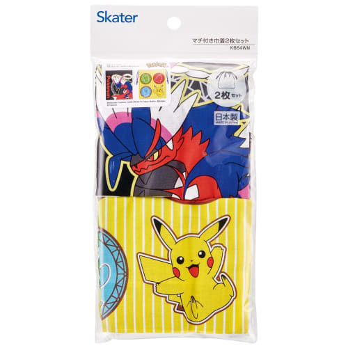 Skater Gusseted Lunch Box Drawstring Bag Set of 2 Pokemon 23N KB64WN-A