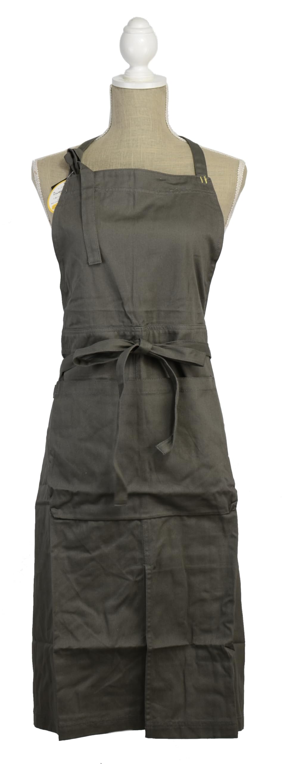 

Friends Hill Long Apron Average Gray