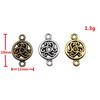 Filigree Diamond Shaped Connectors Ornate Multi Loop Links For Jewelry