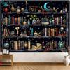 Tapestry Magical Bookshelf Accnicc Magical Witch