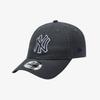 New Era New York Yankees Basic Outline Unstructured Ballcap Dark Graphite 145618
