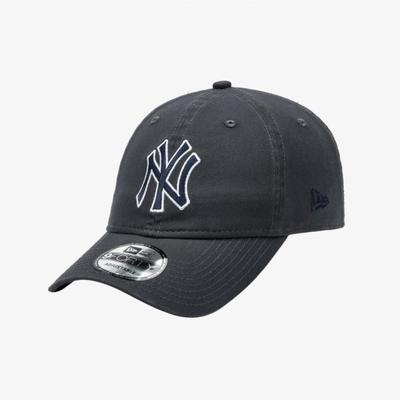 New Era New York Yankees Basic Outline Unstructured Ballcap Dark Graphite 145618