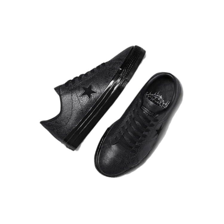 Jamie Platt x Converse One Star Pro Ox Low Černé Hadí Vzor Unisex Tenisky Bílé A07897C