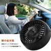 Velké vzduchové LED světlo do auta Silná vzduchová energie Letní USB ventilátor pro 3 úrovně úhlu objemu vzduchu 7 Japonský návod k použití na kondicionér do auta