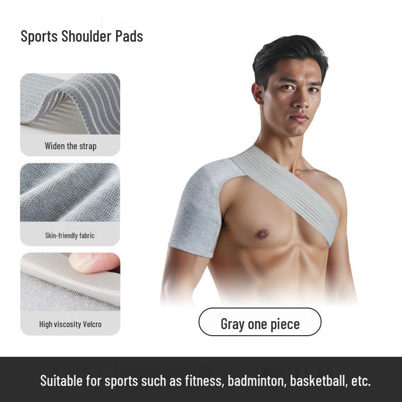 

Men s and Women s Badminton Shoulder Brace: Joint Protector & Warm Cover for Discomfort and Dislocation Prevention Universal Size [For Both Shoulders]