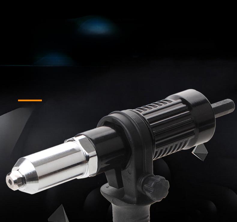 Adaptor pistol electric cu acumulator pentru piulițe nituibile și accesorii pentru scule de nituit