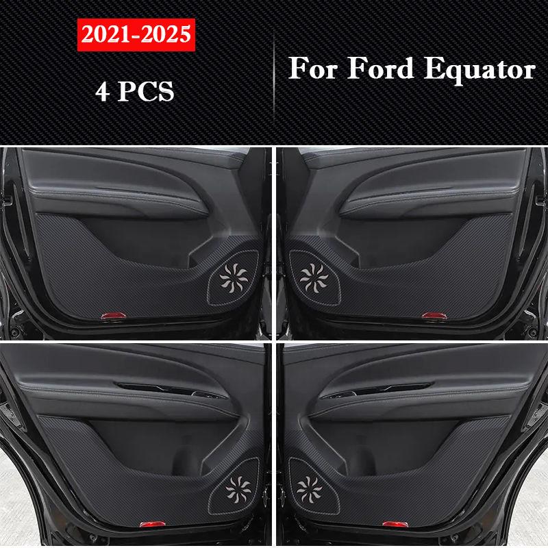 

For Ford Equator 2026-2026 Car Door Anti Kick Pad Glove Box Protection Stickers Mat Scratch Resistant Film Auto Accessories