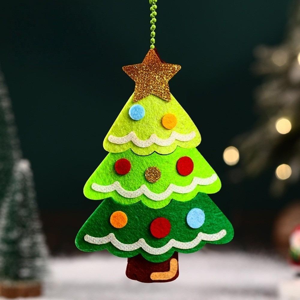 Christmas Tree Xmas Non-Woven Charms Christmas Stocking Christmas Toy DIY Christmas Pendant Party