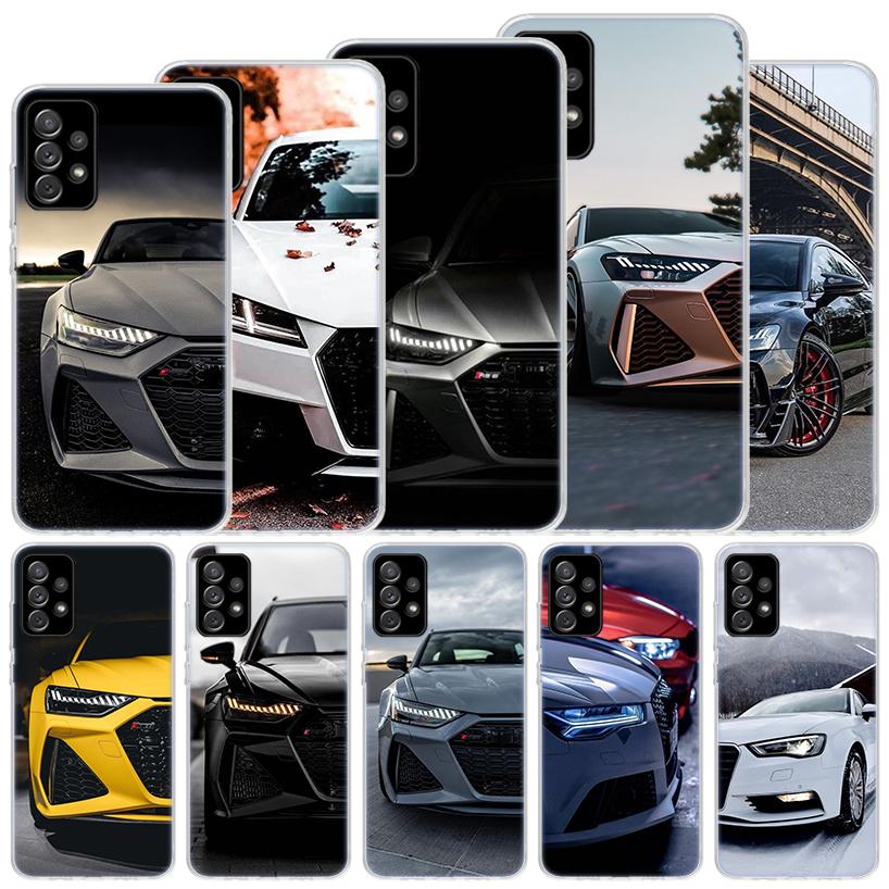 Super Car For A-Audis R-S Sport Soft Case For Samsung Galaxy A16 A26 A36 A56 A15 A14 A13 A55 A54 A53 Phone Cover A25 A35 A24 A34
