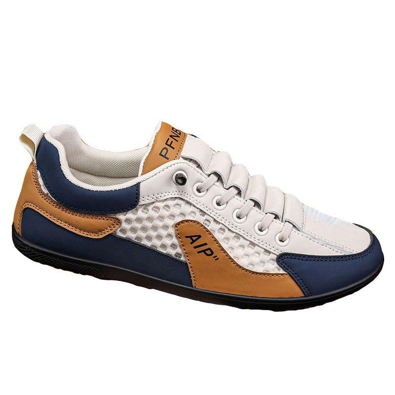 Sommer Mesh Schuhe Herren hohles Mesh atmungsaktive Sport Freizeitschuhe weiche Sohle leicht ein Pedal Freizeitschuhe