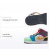 Air 1 Mid SE GS Multi-Color Kids Sneakers White Taxi Dark-Shadow FN1190-100