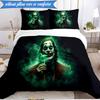 3PCS Clown Bedding Set Duvet Cover Closure Includes 1 Duvet Cover & 2 Pillowcases for All Seasons Bedroom Decor Christmas Fan Gifts