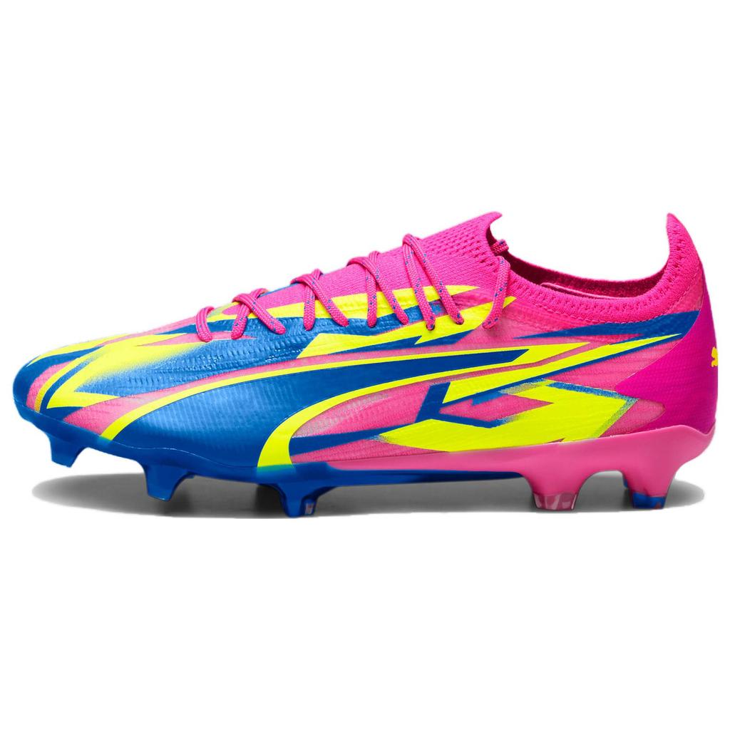 PUMA Ultra Ultimate AG Artificial Ground FG Firm Ground Abrasion Resistant Soccer Shoes Men's Red Blue 107540-01