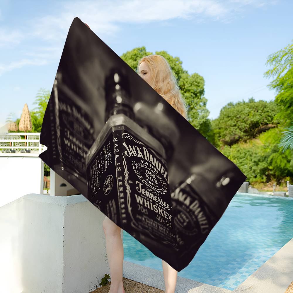 

Классический логотип виски J-Jack D-DanielS Аниме Пляжное полотенце для плавания Мягкая впитывающая мочалка Детская Для детей Путешествия Кемпинг Спортзал W40*H60(CM)